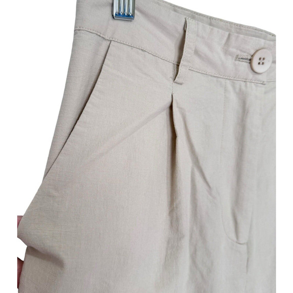 Princess Polly High Rise Wide Leg Pants Lightweight Stretch Cotton Women's Sz 4 - Picture 6 of 9